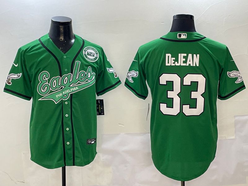 Men Philadelphia Eagles #33 Dejean Green Joint Name 2025 Nike Limited NFL Jersey style 4->philadelphia eagles->NFL Jersey